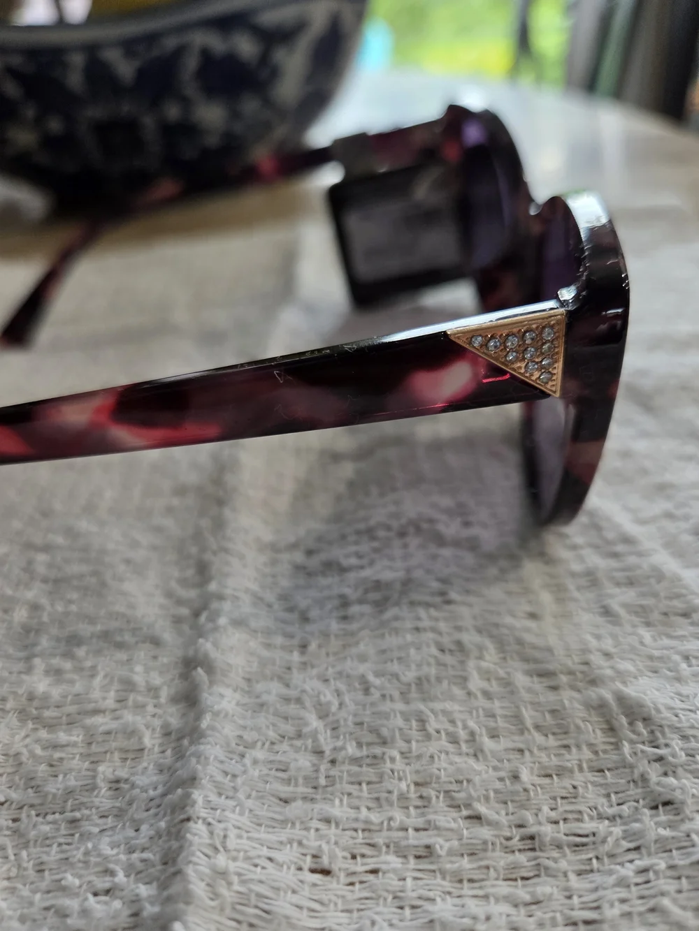 Panama Jack Purple Tortoise Cat-Eye Sunglasses 100% UVA/UVB protection